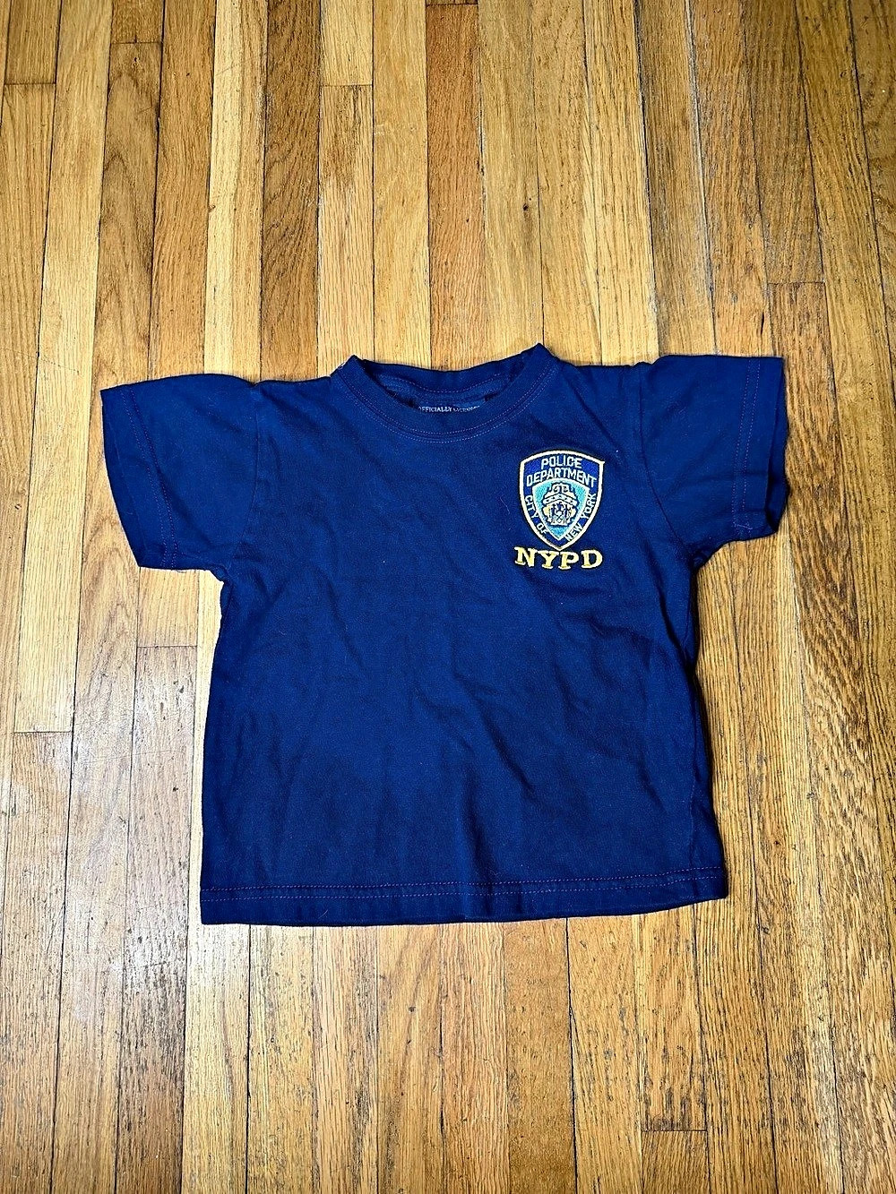 Vintage NYPD XS (2-4) Toddler Officially Licensed Tee